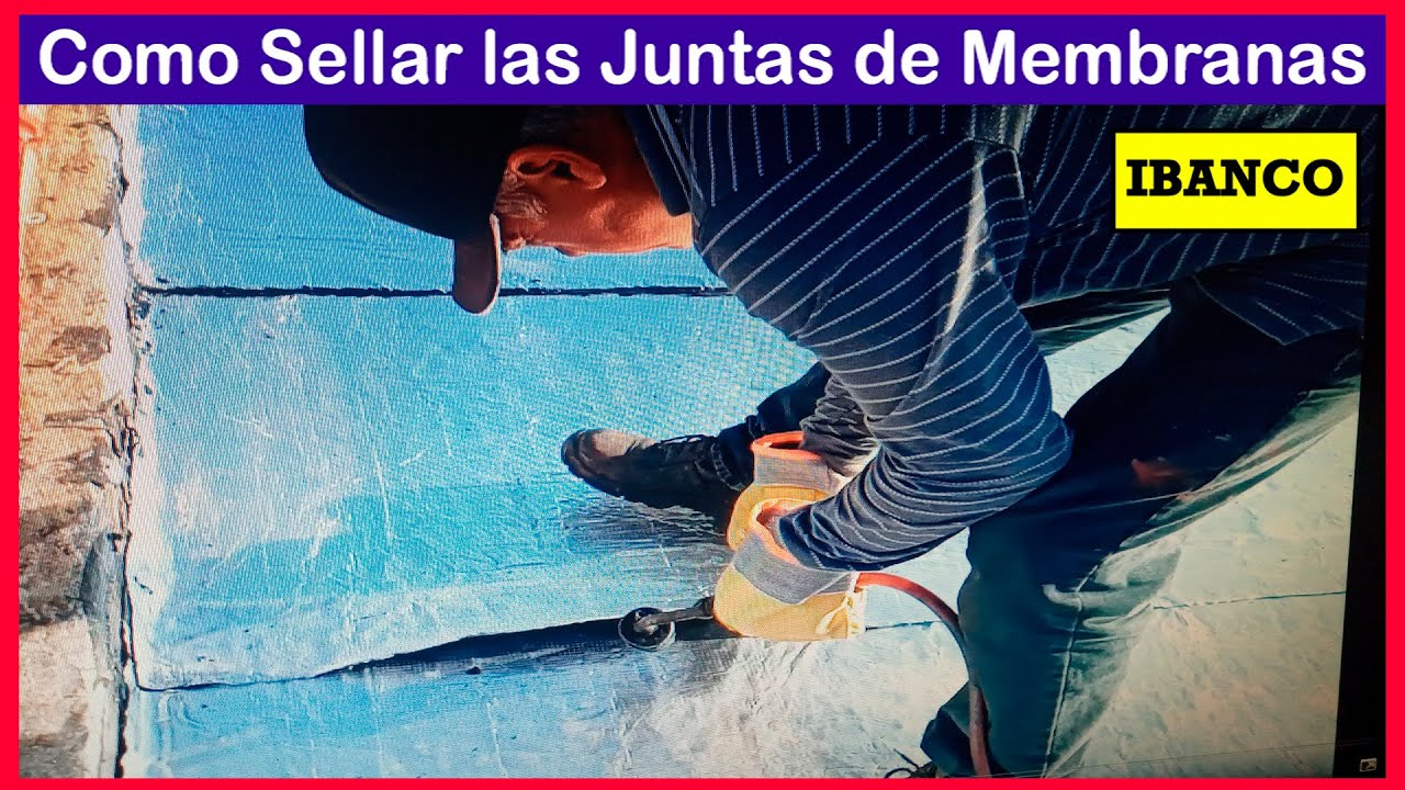 Como Sellar Juntas de Membranas [ Geotextil y Aluminio ]