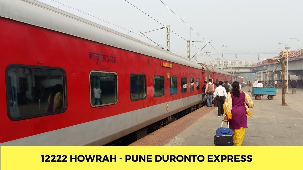 Howrah - Pune Duronto Express Journey (Howrah to Bilaspur) : Indian Railways