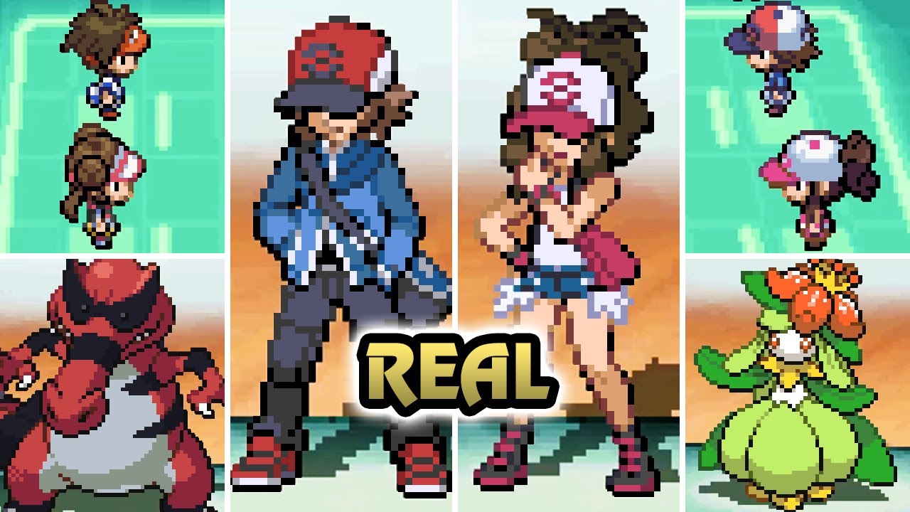 Pokémon Black 2 & White 2 : Secret Superboss Hilbert and Hilda Battle (Real)