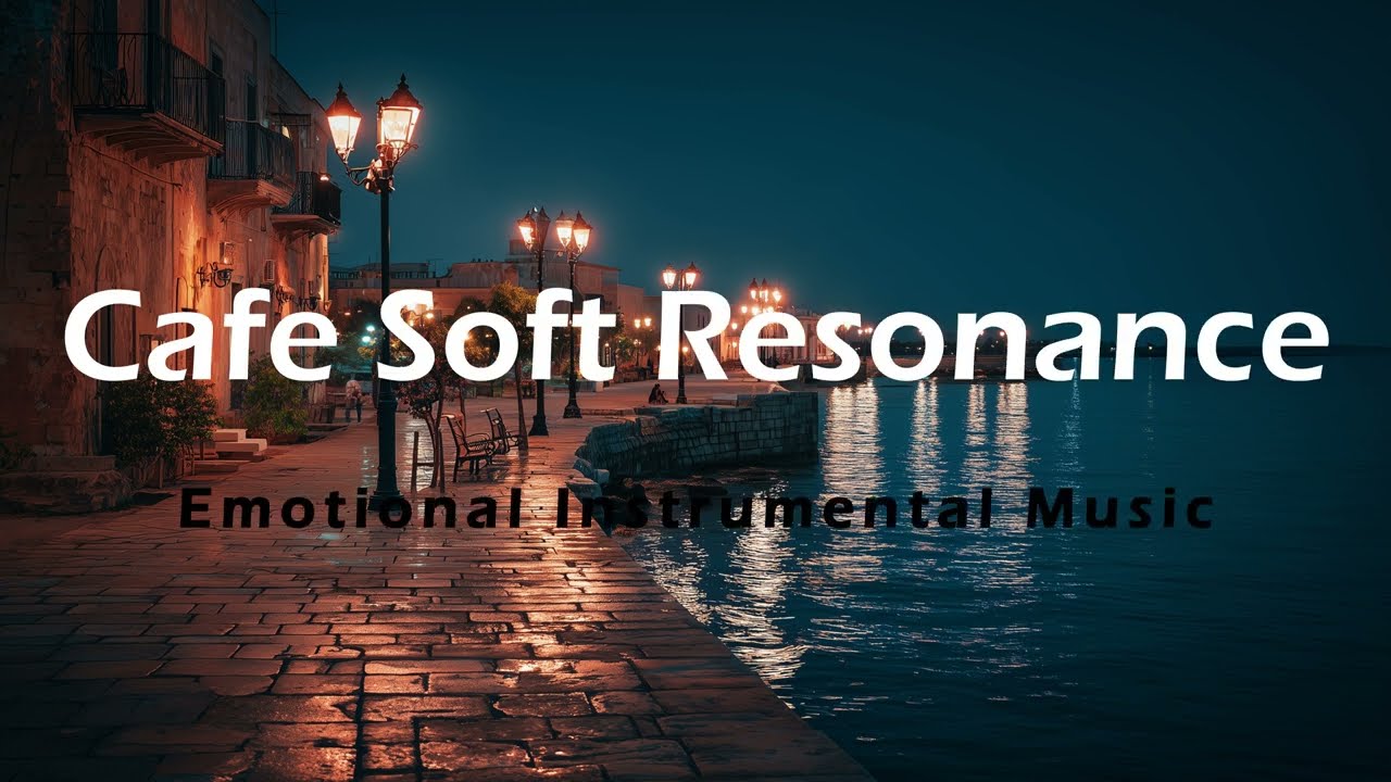 Cafe Soft Resonance -  Instrumental background music, wall picture, relaxing music, Wall Art