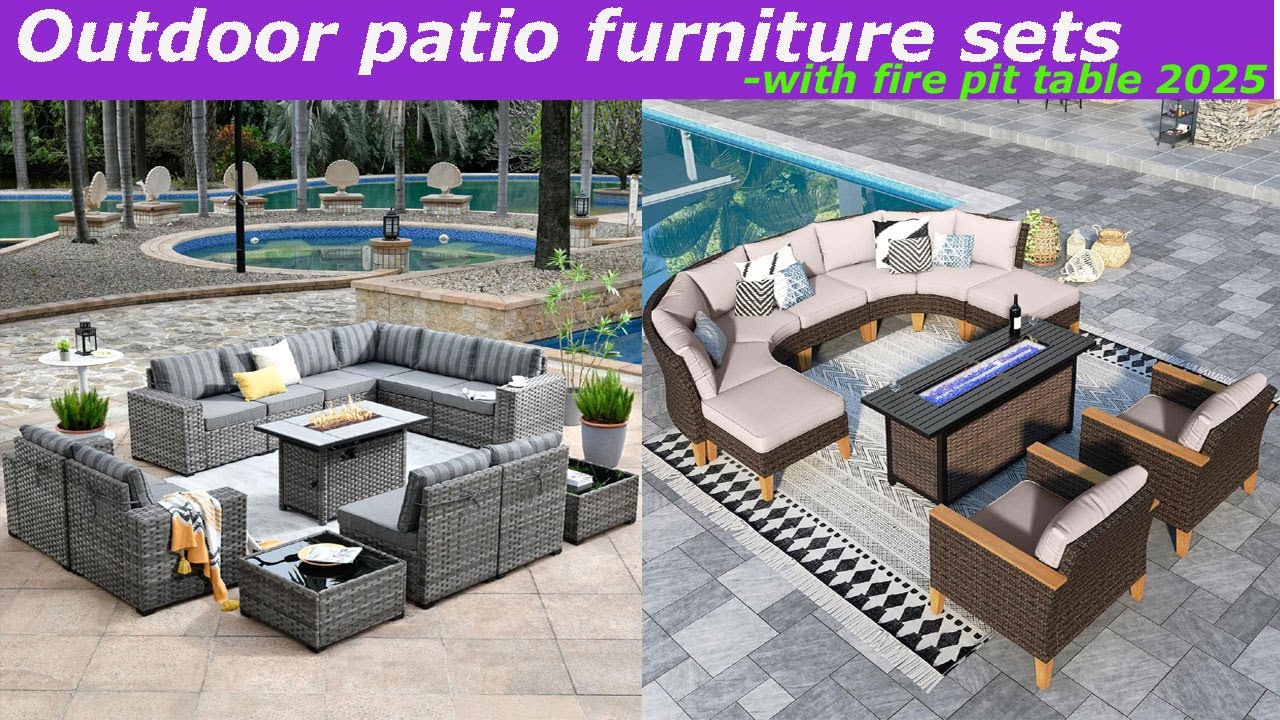 ✅Best Outdoor patio furniture sets with fire pit 2025 Most Popular - Only 10 worth buying right now!
