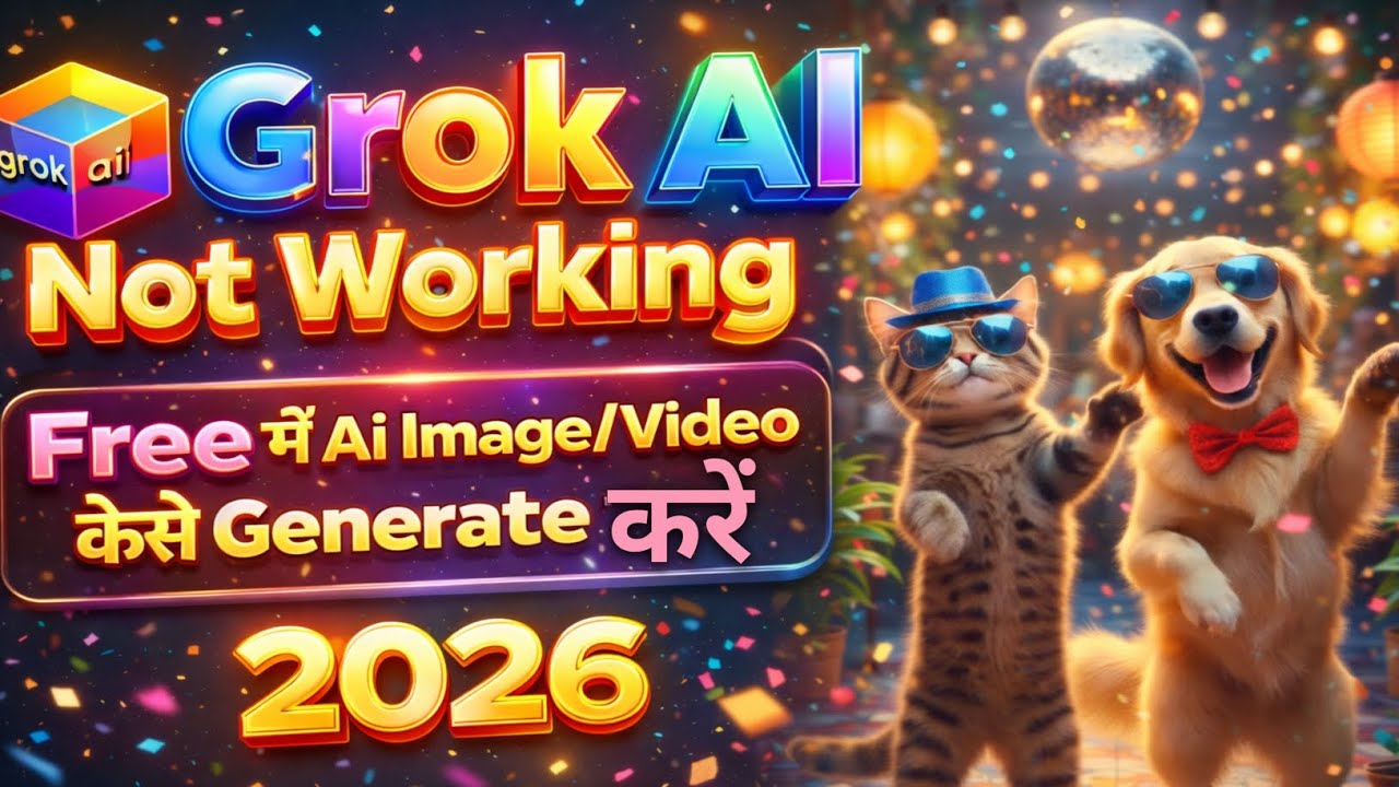 Grok Ai Not Working😭| Grok New Update | Free Mai Ai Video Kaise Banaye | Grok Ai  New Update 2026🥺