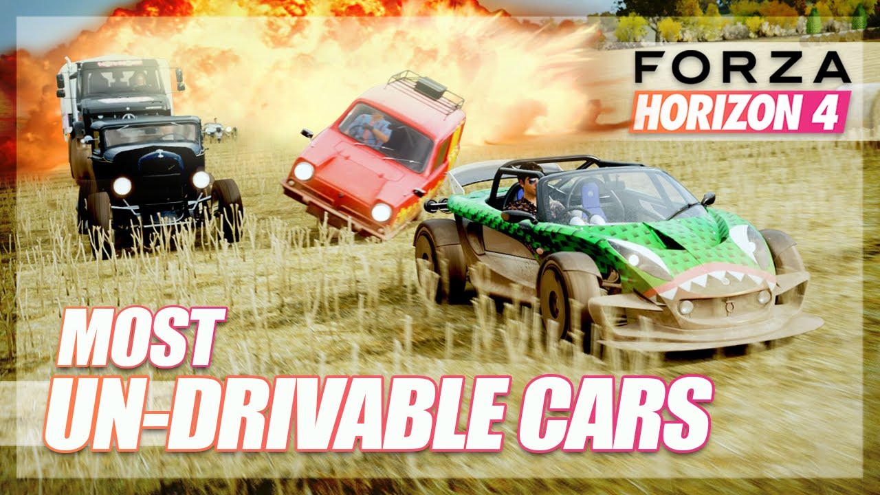 Forza Horizon 4 - Most Un-drivable Cars Challenge!
