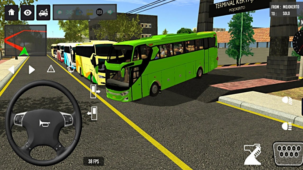 Indonesia Coach bus driving 💥🤩 | Euro bus simulator 2026 Android gameplay #game 1 Part 36