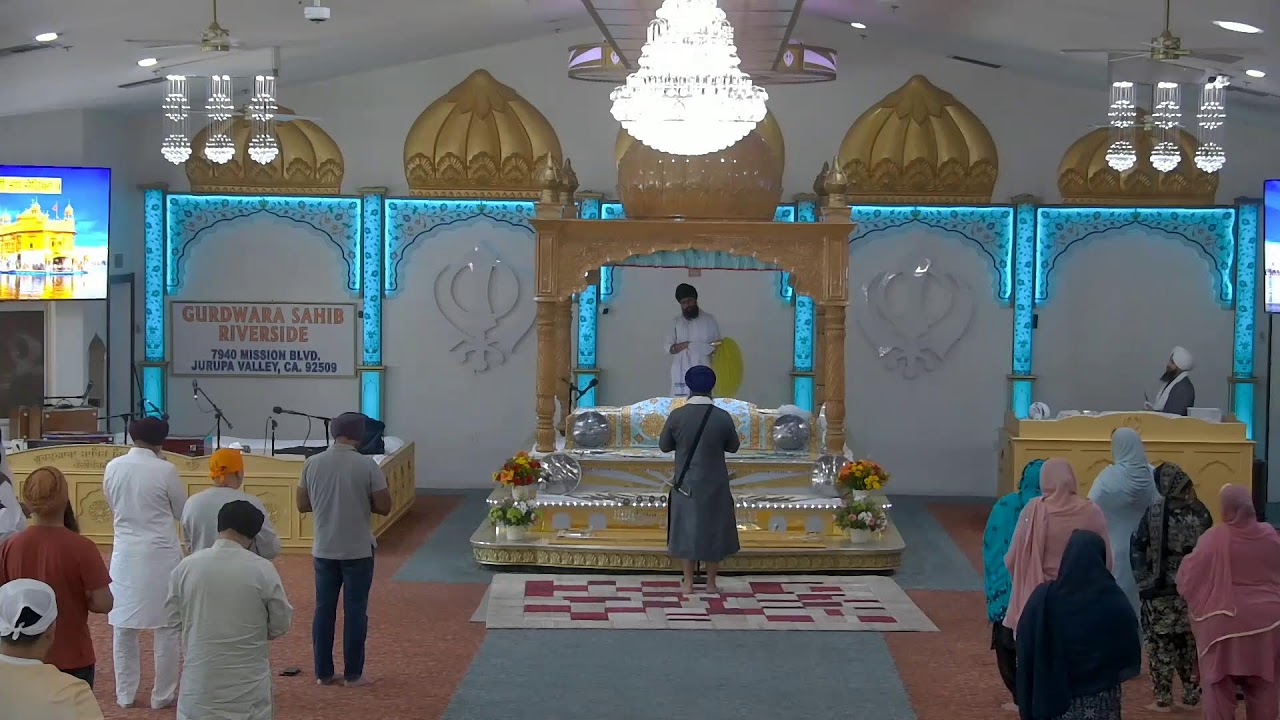 Live - Gurdwara Sahib Riverside (ਗੁਰਦੁਆਰਾ ਸਾਹਿਬ ਰਿਵਰਸਾਈਡ ਤੋਂ ਸਿੱਧਾ ਪ੍ਰਸਾਰਣ)