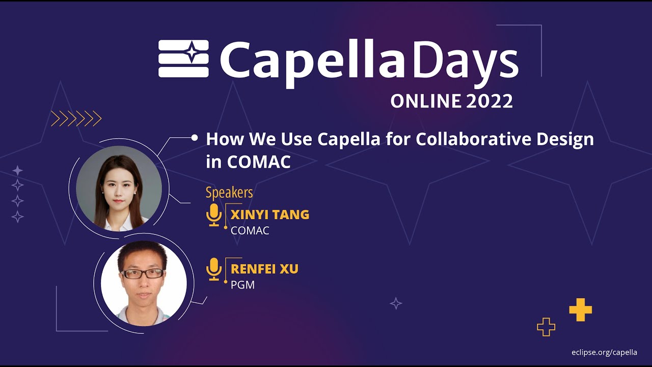 How We Use Capella for Collaborative Design in COMAC | PGM & COMAC | CapellaDays2022