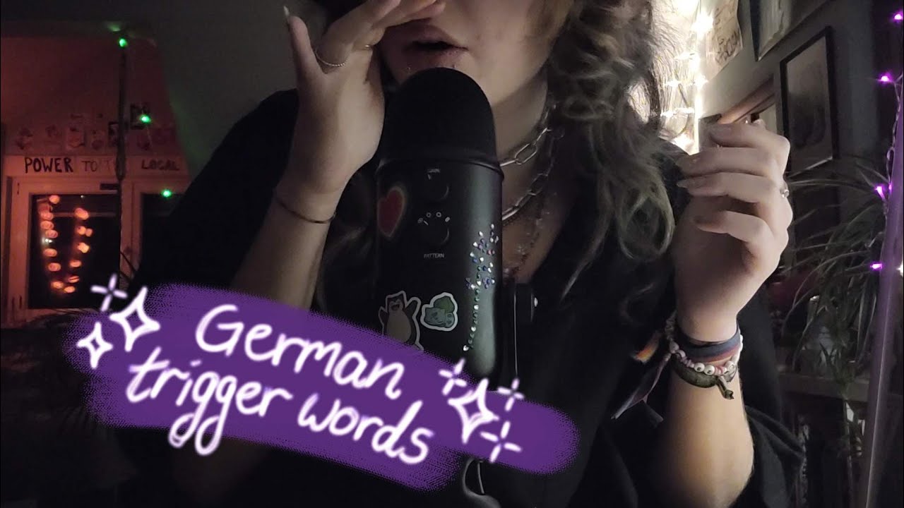 ASMR🪻 (german) Deutsche trigger words💜