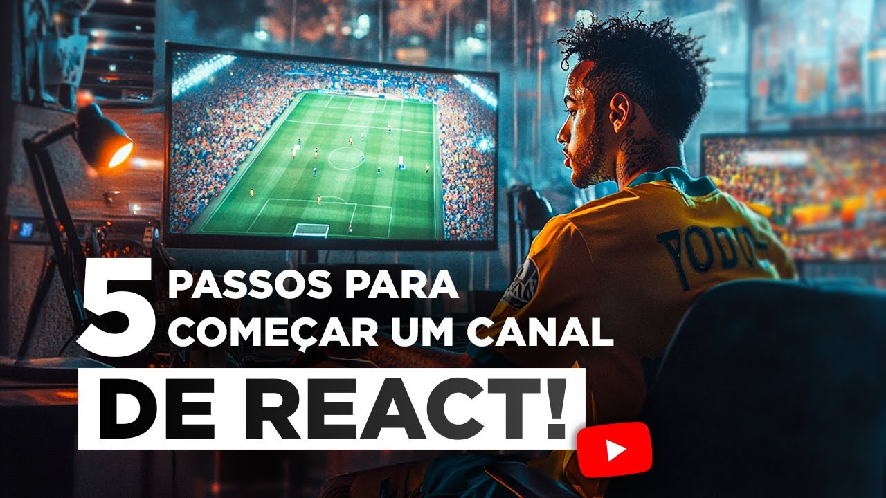 🚀Como Come&ccedil;ar um Canal de React no Youtube em 2025? (Passo a Passo Revelado)