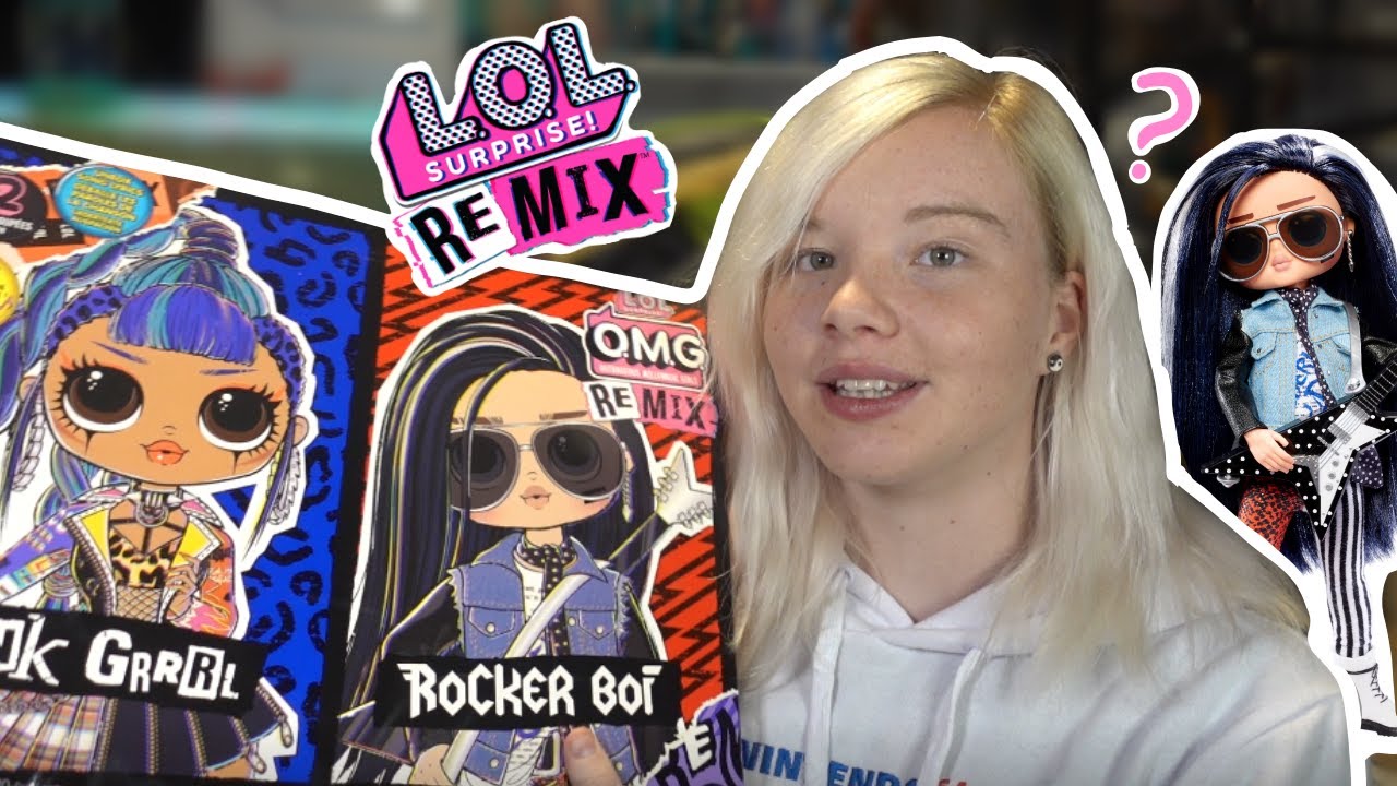 FIRST LOL OMG BOY DOLL? (Rocker Boy & Punk Girl LOL Remix Dolls)
