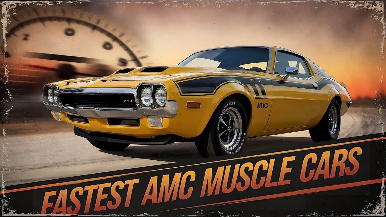 These AMC Muscle Cars Are the Fastest of All Time