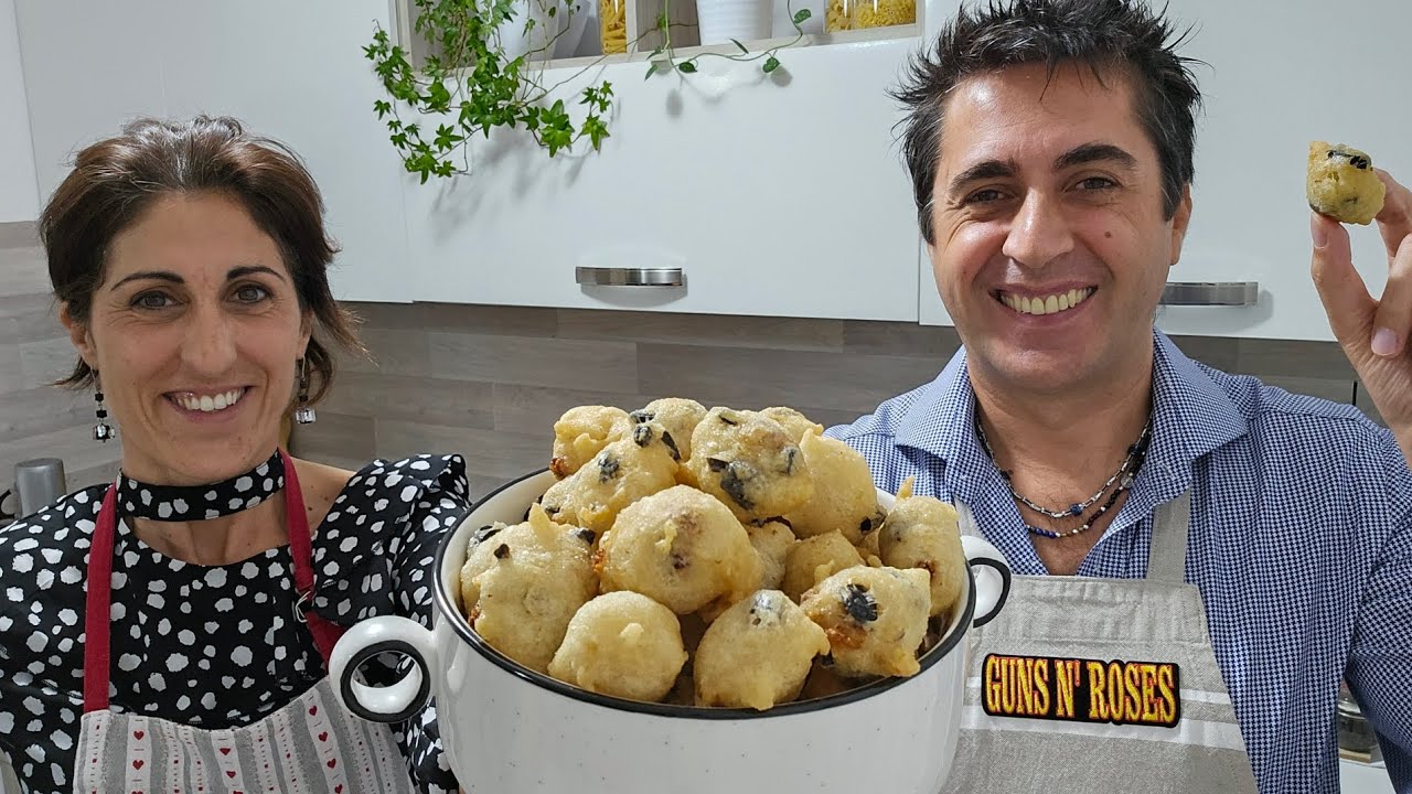 Pettole con olive e acciughe - Ricetta