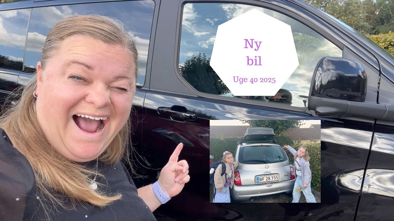 Vi køber endelig en NY BIL