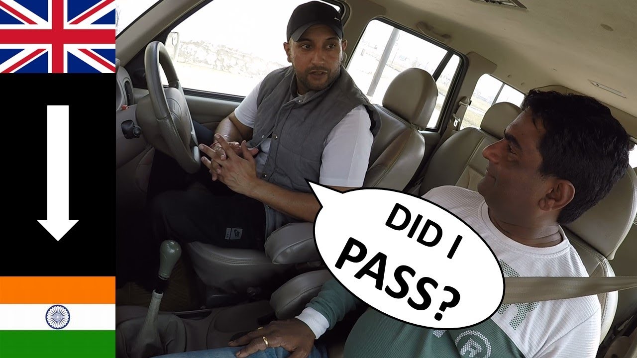 Actual Driving Test in India - ONLY LASTED 5 MINUTES