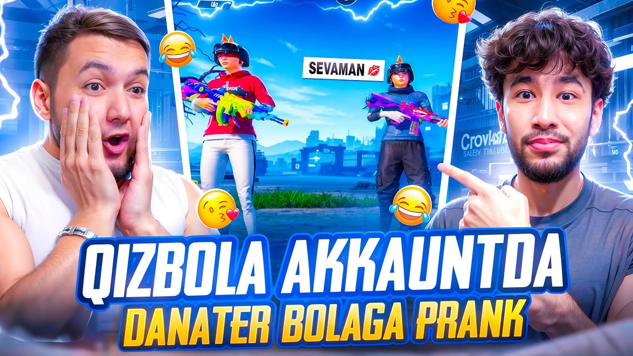 KATTA DANATERGA QIZBOLA NIKDA PRANK 😱 QIZ KIM..?     #rekomendasi #pubgmobile