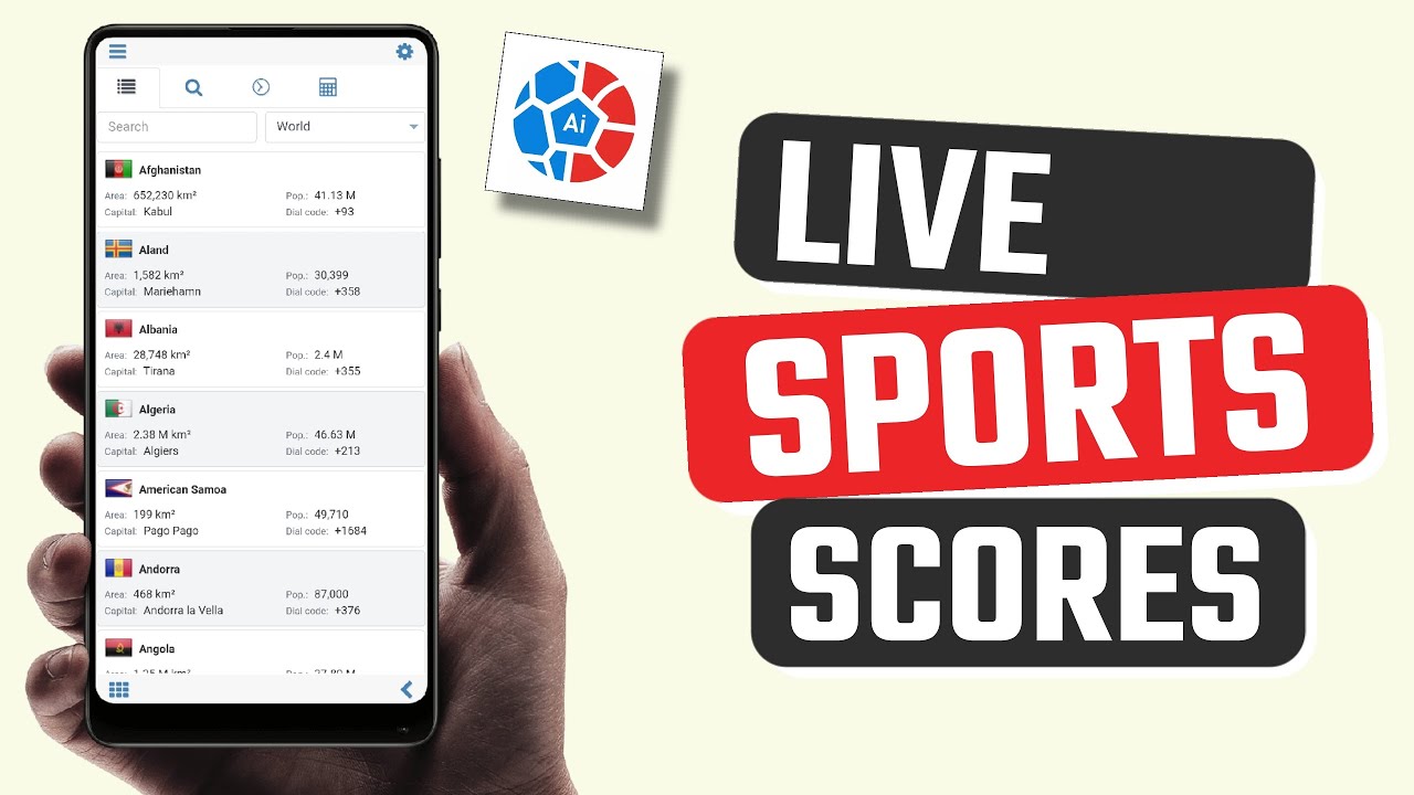 Best Live Sports Scores app for Android