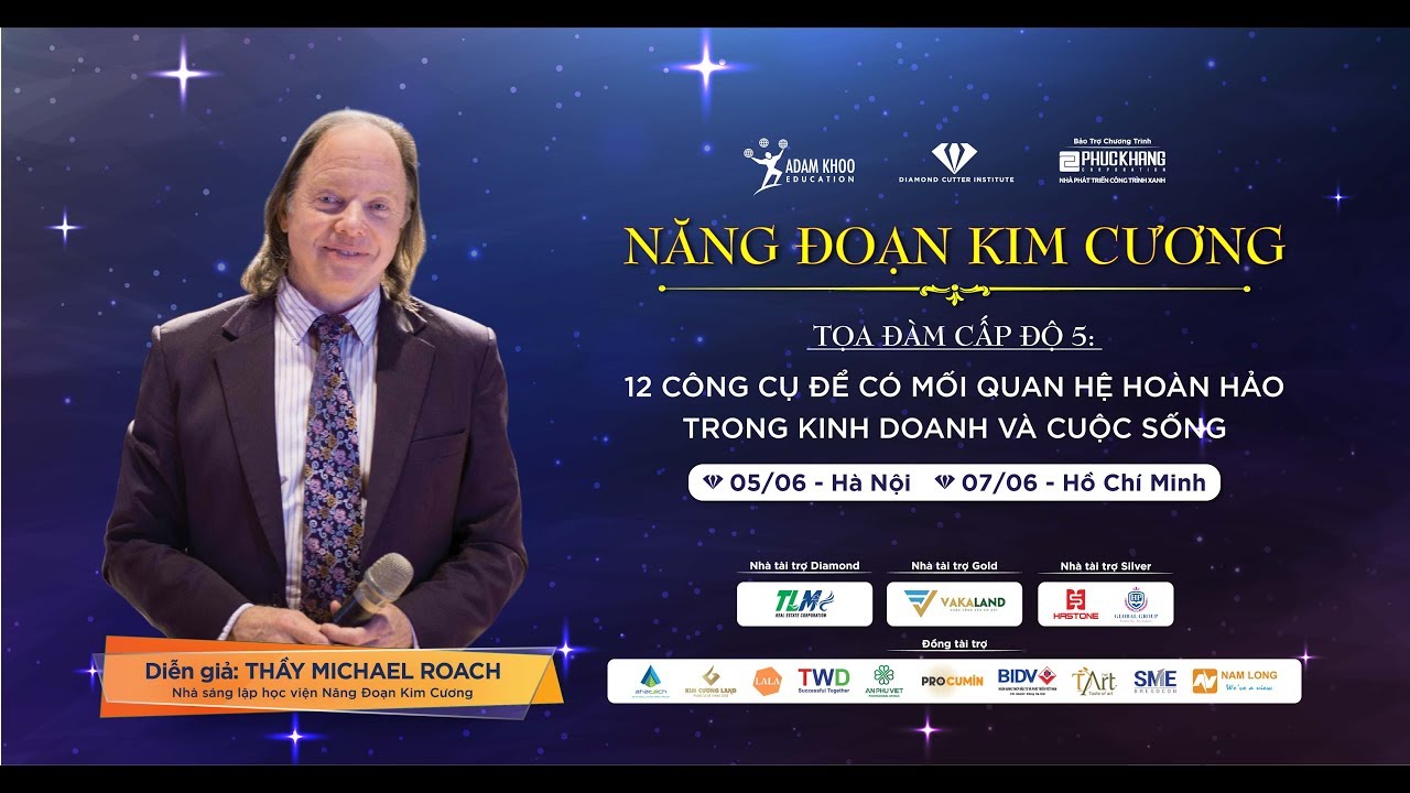 {TRỰC TIẾP}  Tọa đàm Năng Đoạn Kim Cương Cấp độ 5 trực tiếp cùng Thầy Michael Roach!