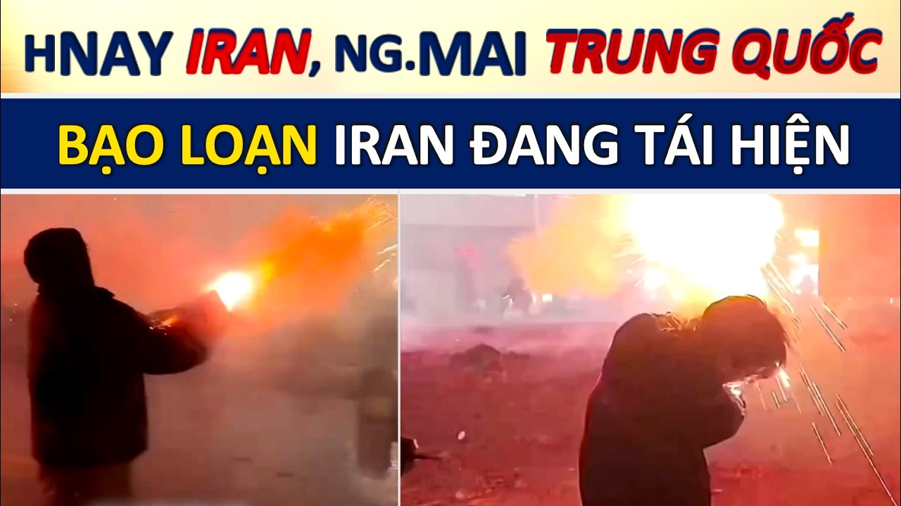 Hàng Ngàn Dân Trung Quốc Bắn Pháo Hoa Đẩy Lùi Cảnh Sát, Cảnh Tượng Hỗn Loạn giống Iran tái hiện...