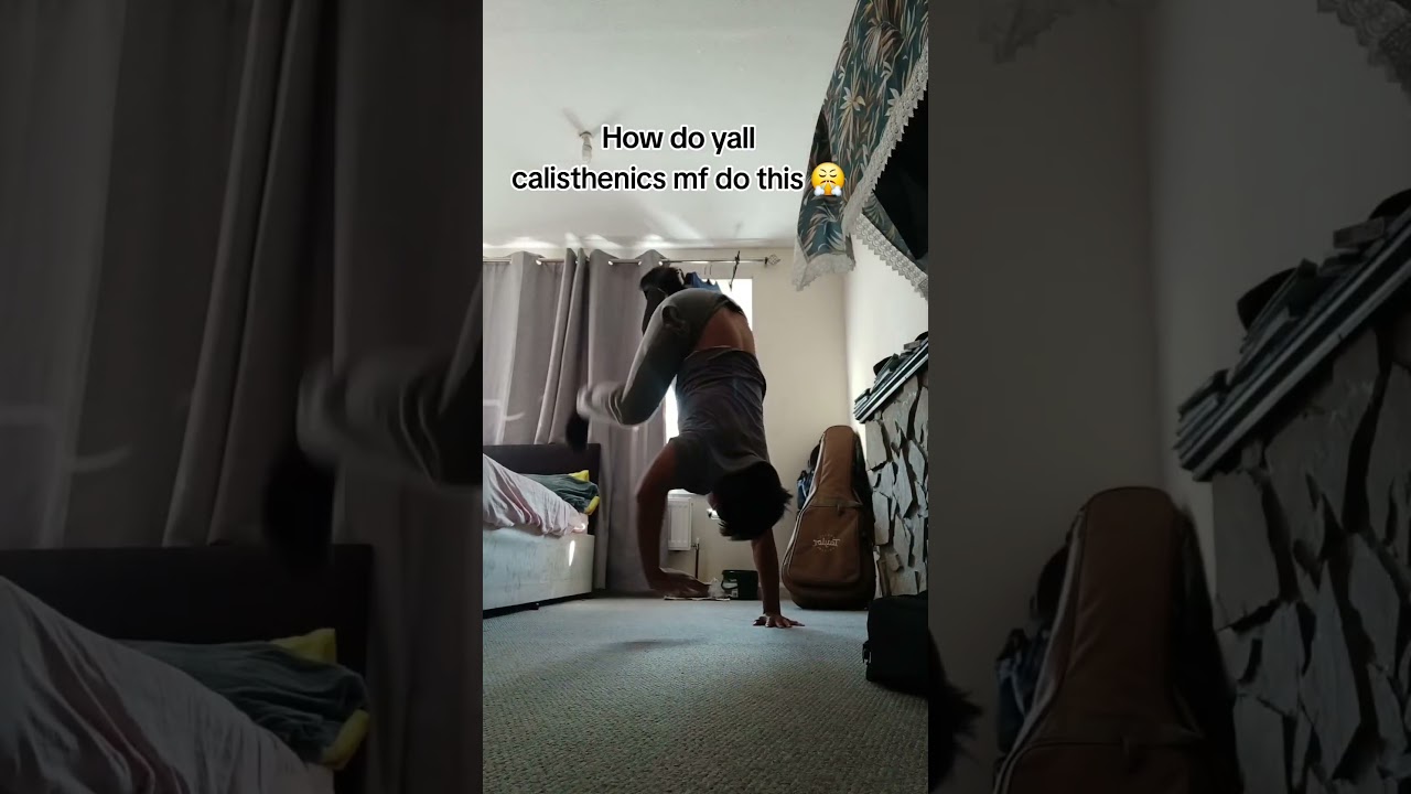 HOWW ??? #Shorts #HandstandFail #GymFail #CalisthenicsHumor #EpicFail #FunnyShorts #WorkoutFail #FYP