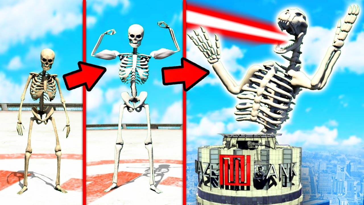 GTA 5 - SKELETT zu GOTT SKELETT upgraden!!