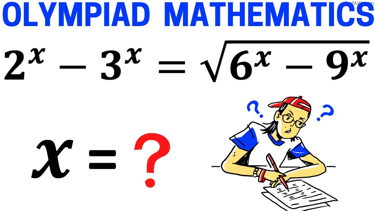 Math Olympiad Question | Solve the Radical and Exponential Equation | Math Olympiad Training