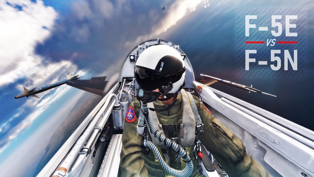 The Most Realistically-Filmed Dogfight in DCS | F-5 Vs F-5 BFM
