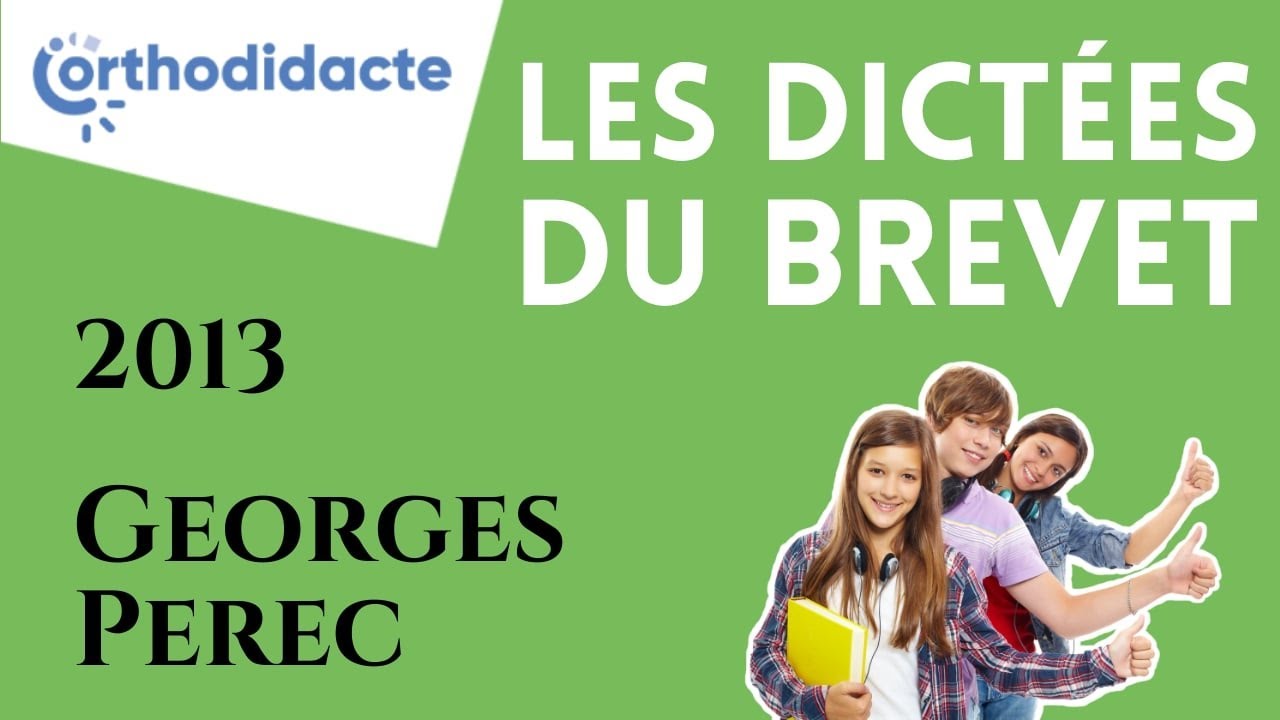Dict&eacute;e du brevet des coll&egrave;ges 2013