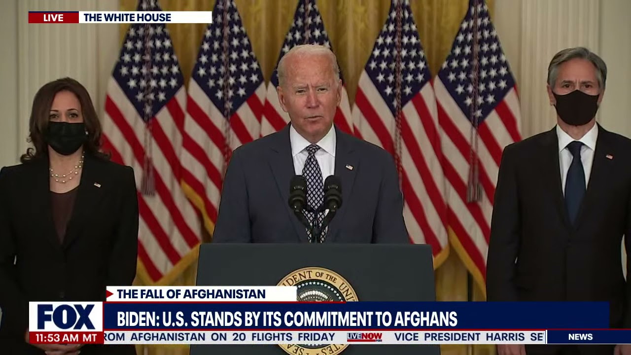 Joe Biden discusses Afghanistan mission to save Americans | LiveNOW From FOX