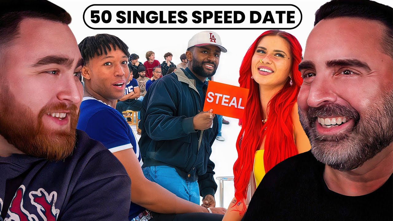 WE WERE FLABBERGASTED! LosPollosTV And Dad React To 50 singles speed date in front of strangers
