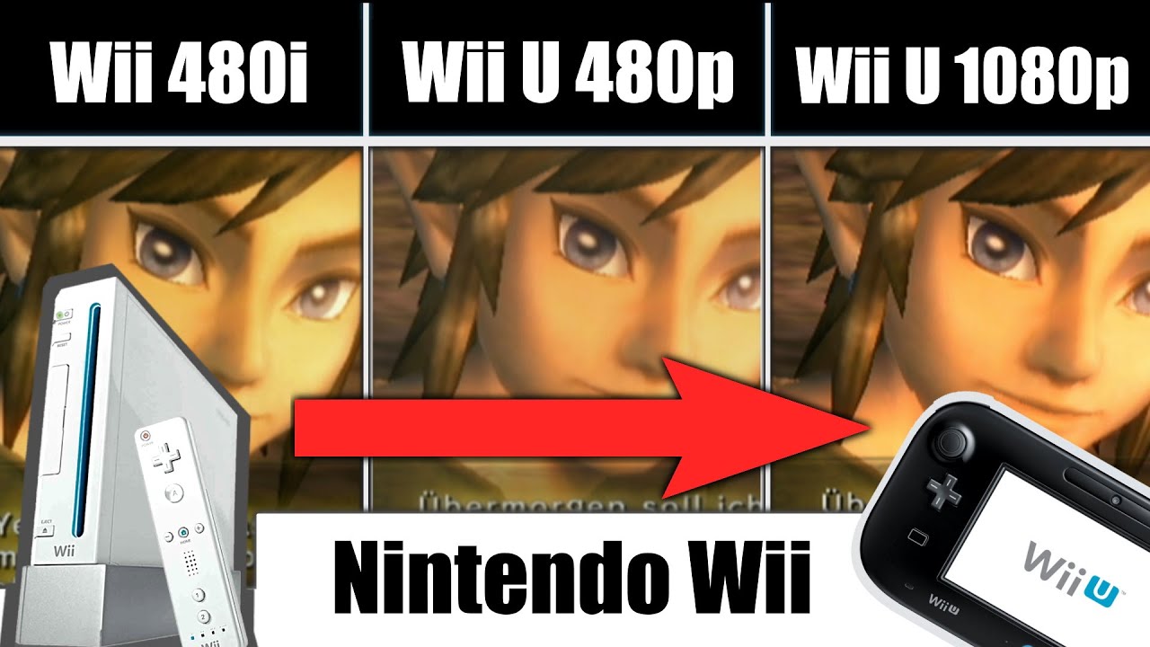 Wii Games on Wii U (Backward Compatibility) vs Wii - Do Wii Games really look worse on Wii U?!