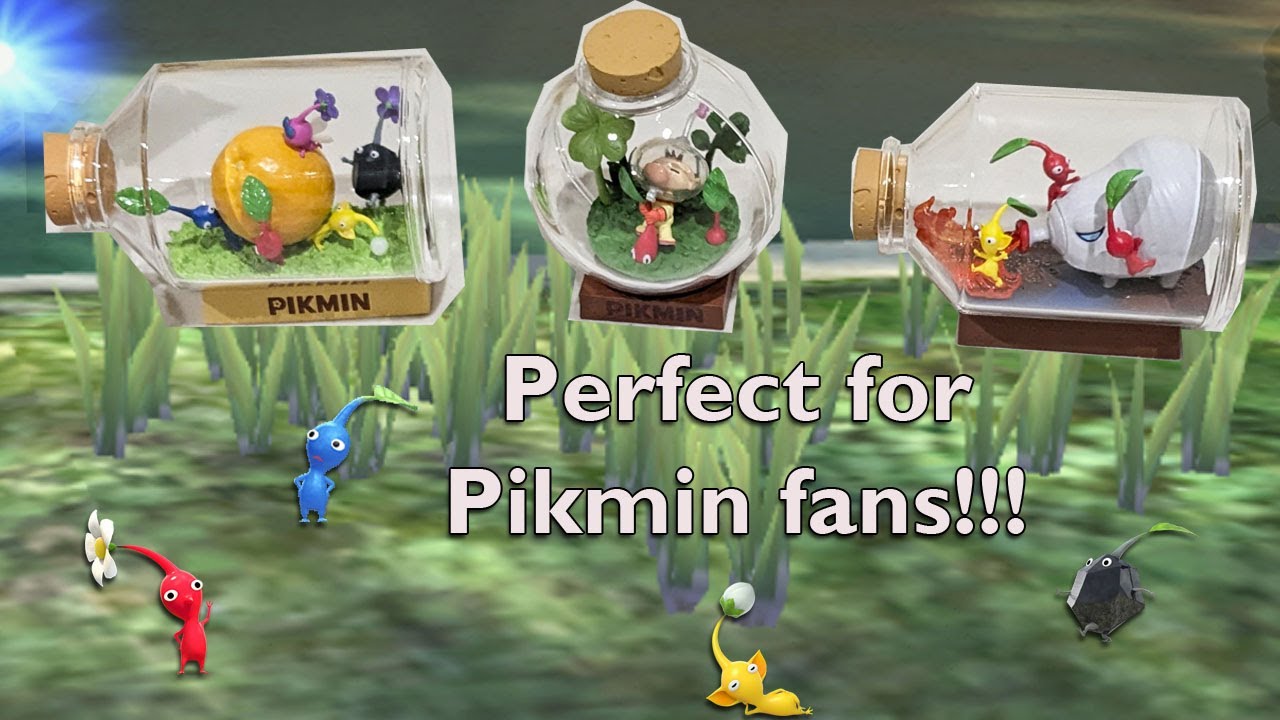 Pikmin Terrarium Collection!! Full Set of Trading Figures by Re-Ment Unboxing & Review~