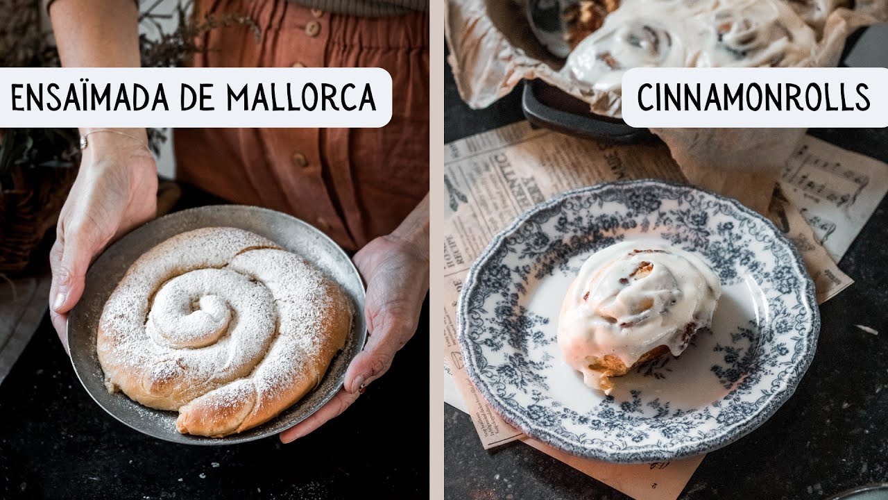 Cozy & Golden Bakes: Cinnamonrolls & Ensaïmada de Mallorca