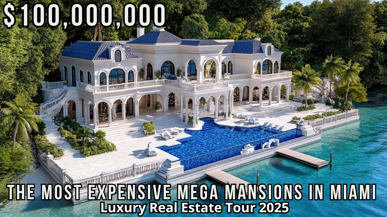 Inside One of the Most Expensive Mega Mansions in Miami: Luxury Real Estate Tour 2025