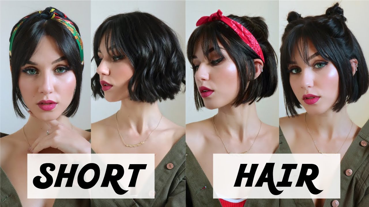 4 HAIRSTYLES TO TRY ON SHORT HAIR