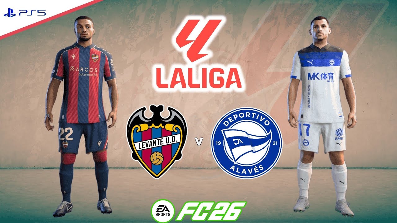 Levante v Alavés | La Liga 25/26 - Round 26 | Full Match Simulation | FC 26 PS5™[4K]