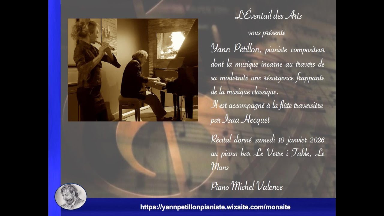 Extrait n°1 du film sur le récital piano flûte du samedi 10 janvier 2026, Le Mans