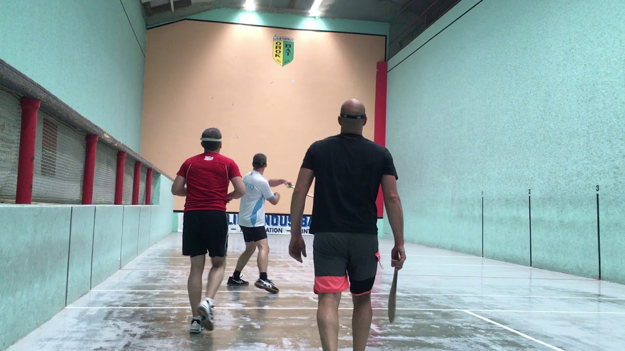 1ère série A tournoi  Orok Bat anglet  23 dec 2019 S.Sallaberry&S.Suzanne c/F.Cement & F.Labadie