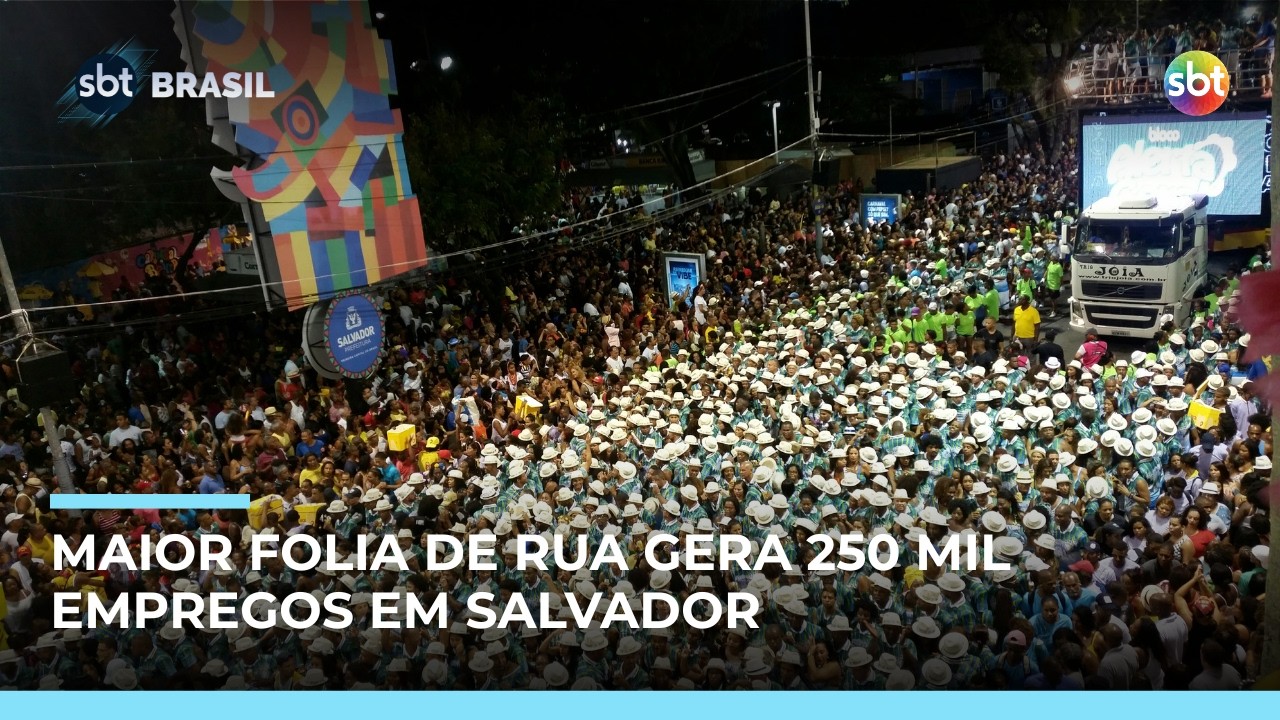 Carnaval de rua de Salvador deve movimentar R$ 2,6 bilhões | #SBTBrasil