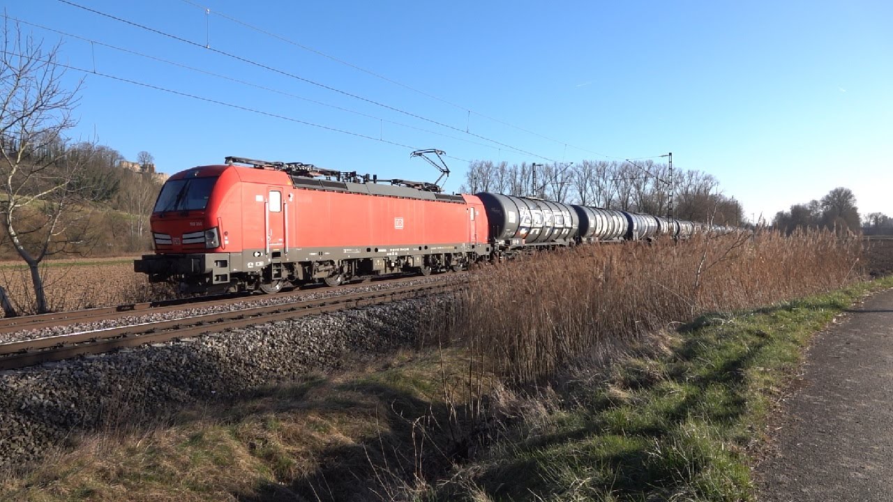 Riegel am Kaiserstuhl - Zugverkehr im März 2025