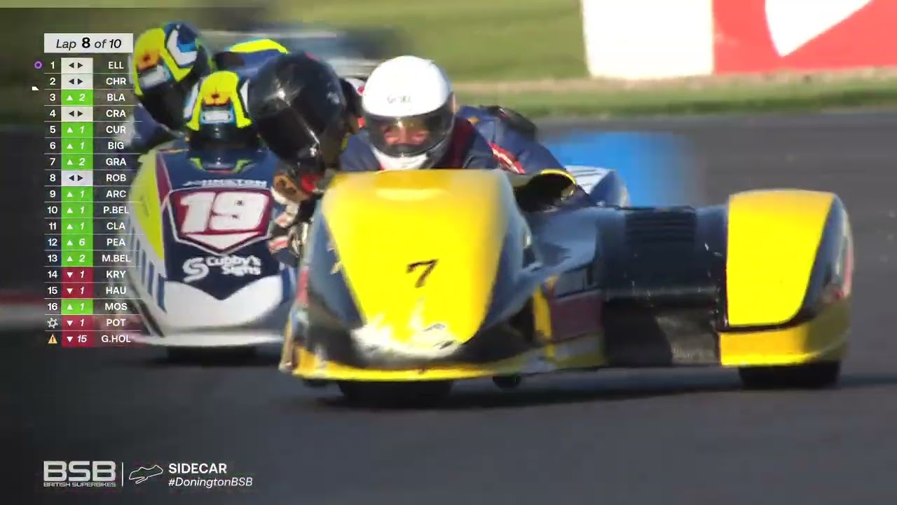 British Sidecar Championship 2023 Round 2 Donington Park - Race 1