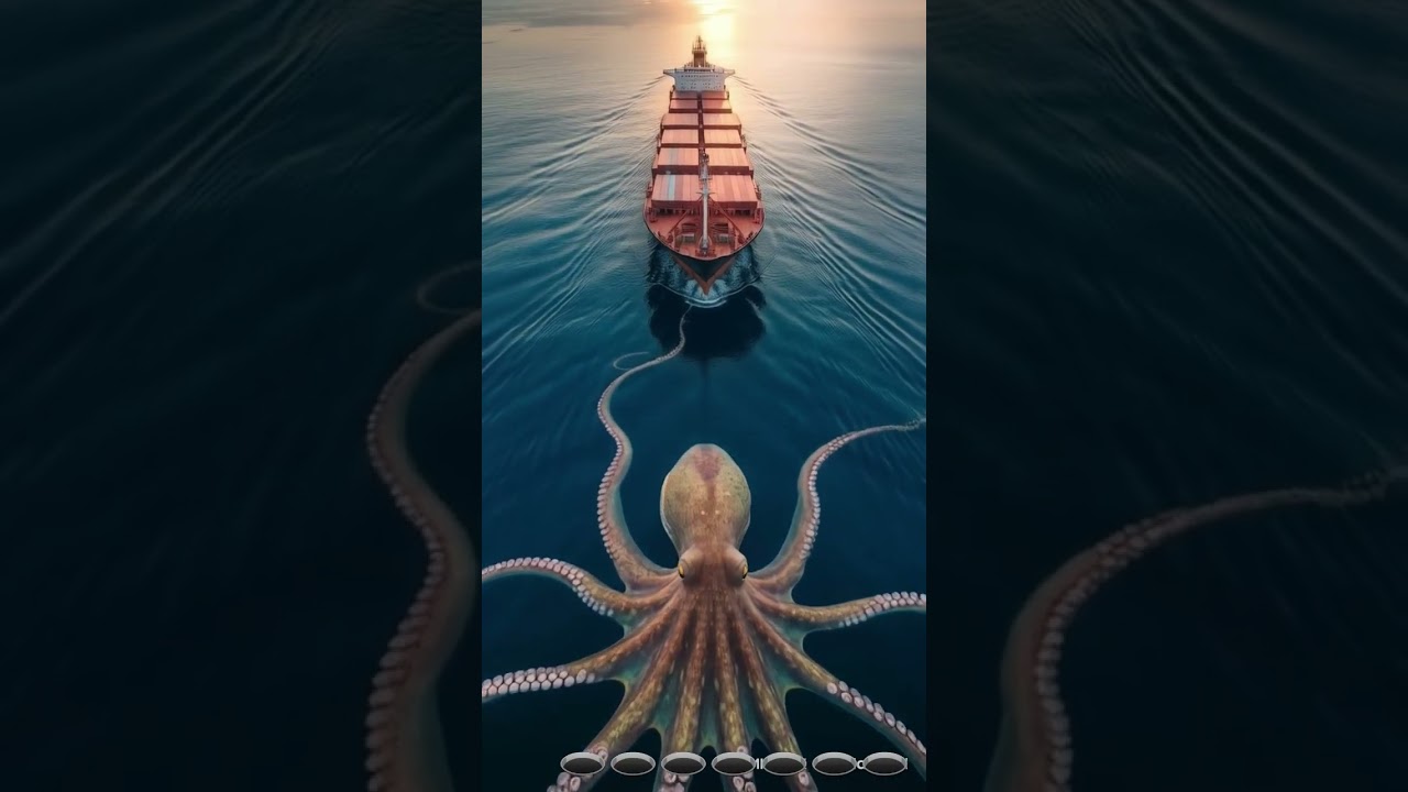Dev Ahtapot 🐙 bigoctopus #octopus @trtcocuk @CoComelon @Pinkfong @babybus