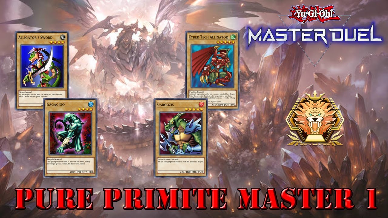 Yugioh Master Duel The Movie: Road to Master 1 with Pure Primite, return of Garoozis and Lizard Gang