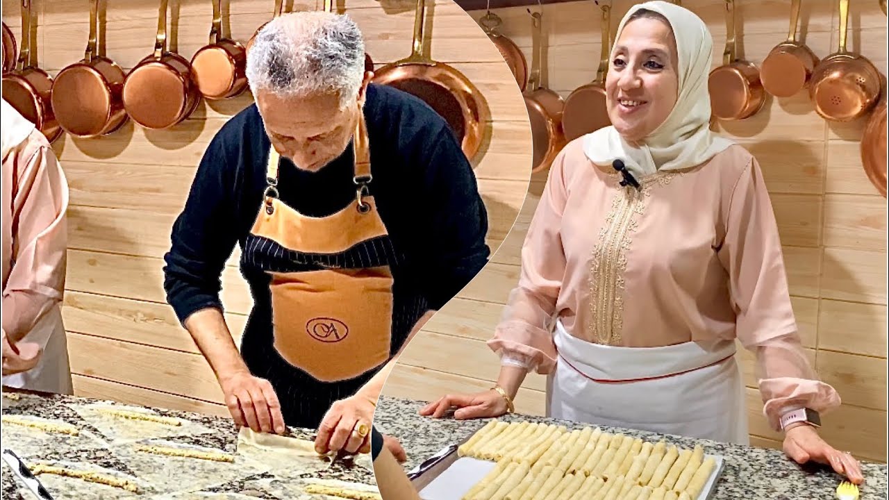 شهيوات رمضان :حشوة بالمخ ملفوفة بطريقة مني سيچار طوال جات روعة في المداق و جميلة في التقديم