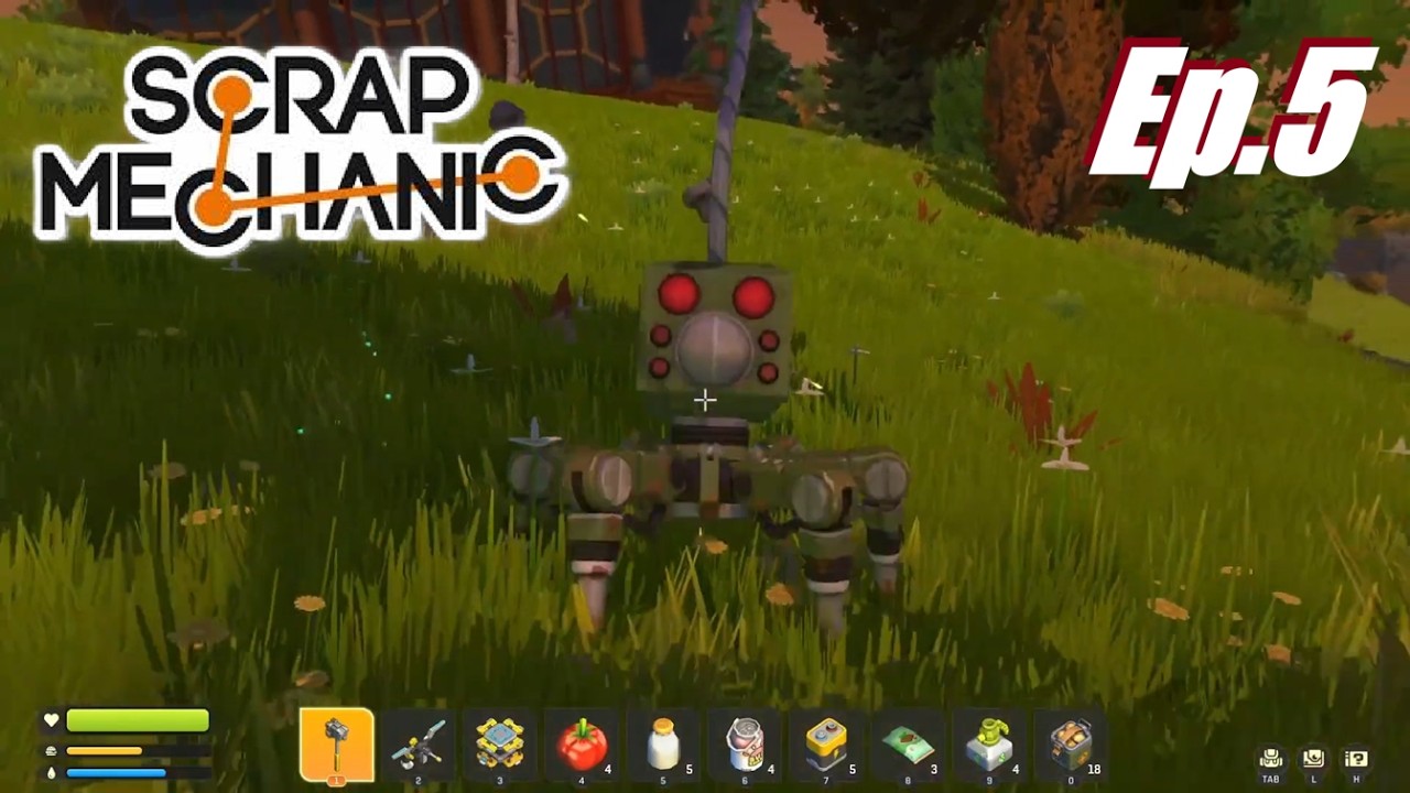 Exploring ! Scrap Mechanic - Ep.5 (Gameplay Eng 1080p)