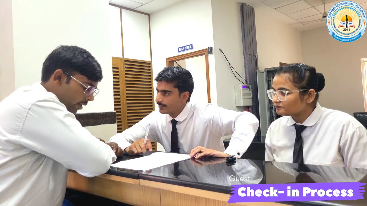 Check-in Process at a 5-Star Hotel - Front Office Training