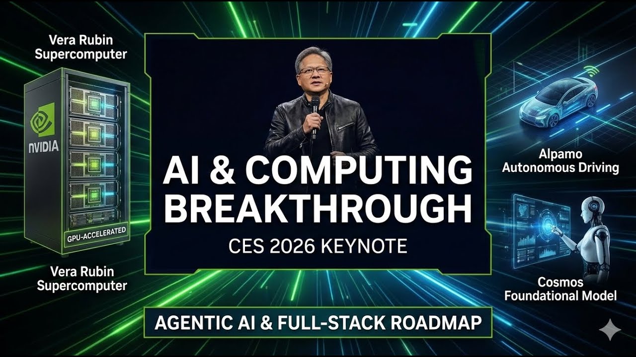 NVIDIA’s CES 2026 Bombshell: Jensen Huang Reveals the AI Platform That Will Run the Physical World