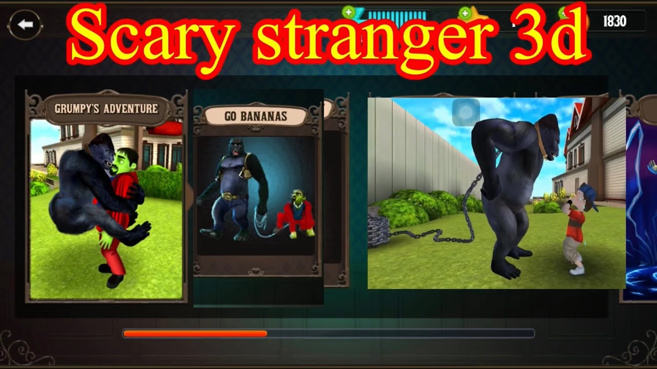 Scary stranger 3d_New update.  Happy videos every day . gameplay walkthrough