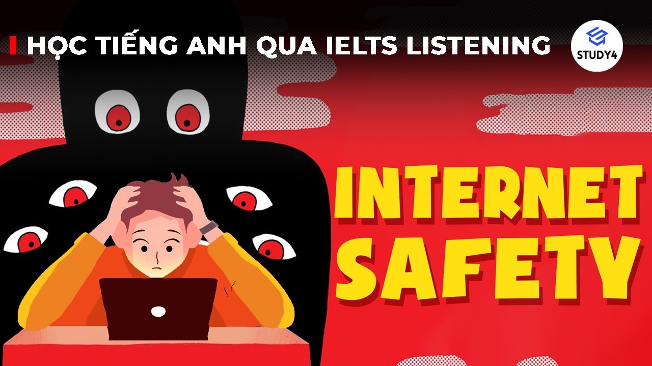 SỰ THẬT PHŨ PHÀNG CỦA MẠNG XÃ HỘI😵 | Học tiếng Anh qua IELTS Listening | Internet Safety
