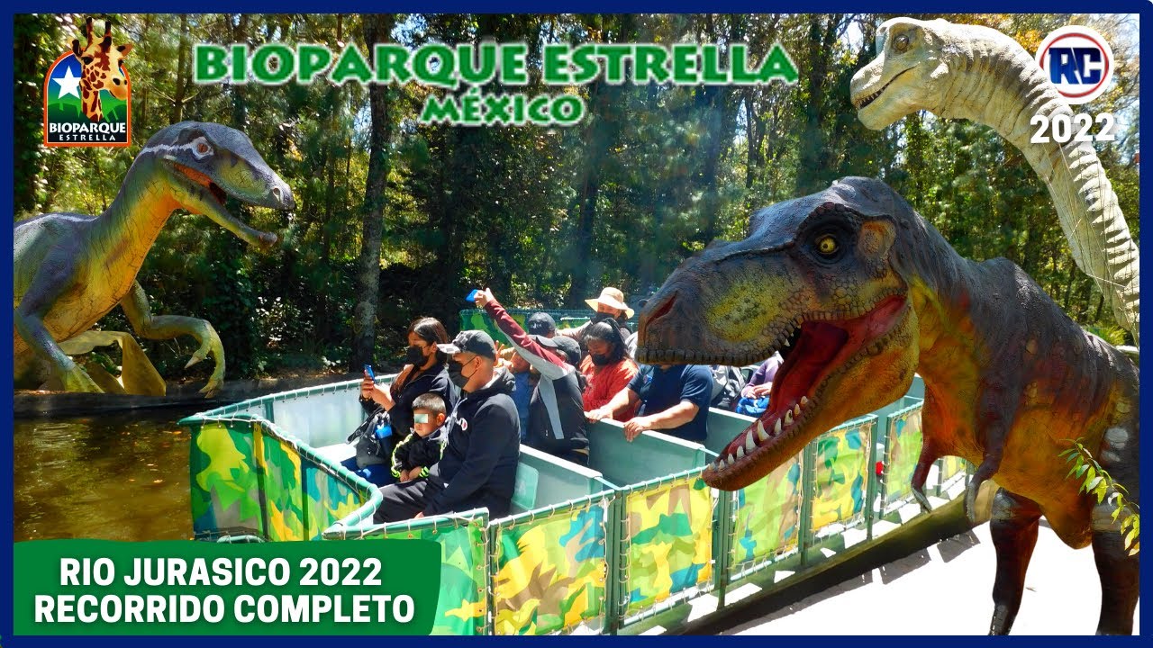 Así LUCE el RIO JURASICO con DINOSAURIOS GIGANTES / Bioparque Estrella / Recorrido Completo / 2022