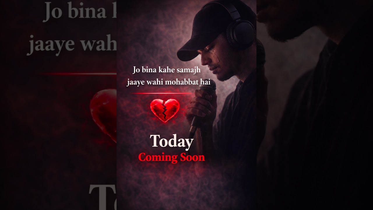 Jo bina kahe samajh jaaye wahi mohabbat hai 💔Full song today coming soon 🎧 