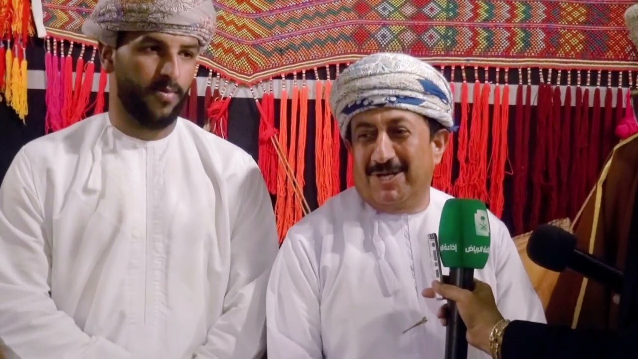 لقاء الإعلامية  ساميه الشريف مع رئيس الوفد العماني 